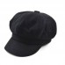 's French Beret Hat Newsboy Cabbie Beret Cap Cloche Woolen Painter Visor Ha  eb-24902216